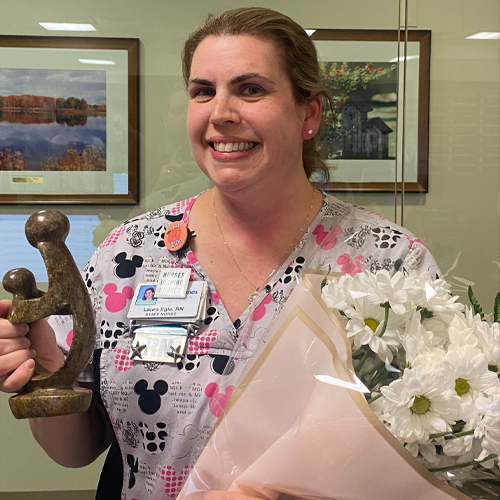 Congratulations to Our Most Recent Daisy Award Recipient, Laura Egle, R.N.!